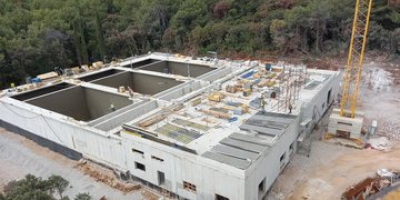 LAVORI ALL’IMPIANTO PER LA DEPURAZIONE DELLE ACQUE REFLUE CUVI