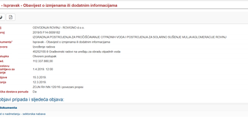 Izgradnja postrojenja - Ispravak