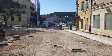 Radovi u siječnju i veljači u ulici Carducci