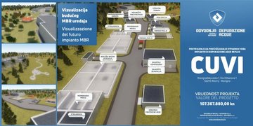 Stanje radova: Postrojenje za pročišćavanje otpadnih voda aglomeracije Rovinj